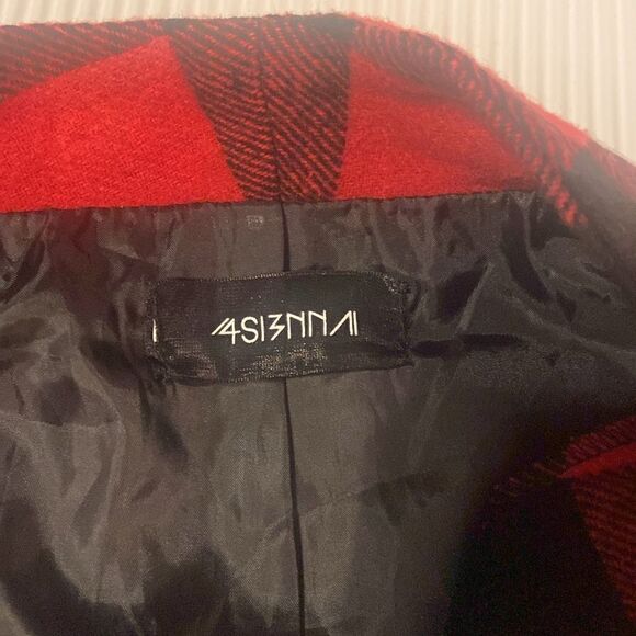 4SI3NNA Plaid Jacket Size Small - Picture 3 of 6